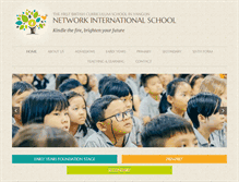 Tablet Screenshot of networkinternationalschool.com